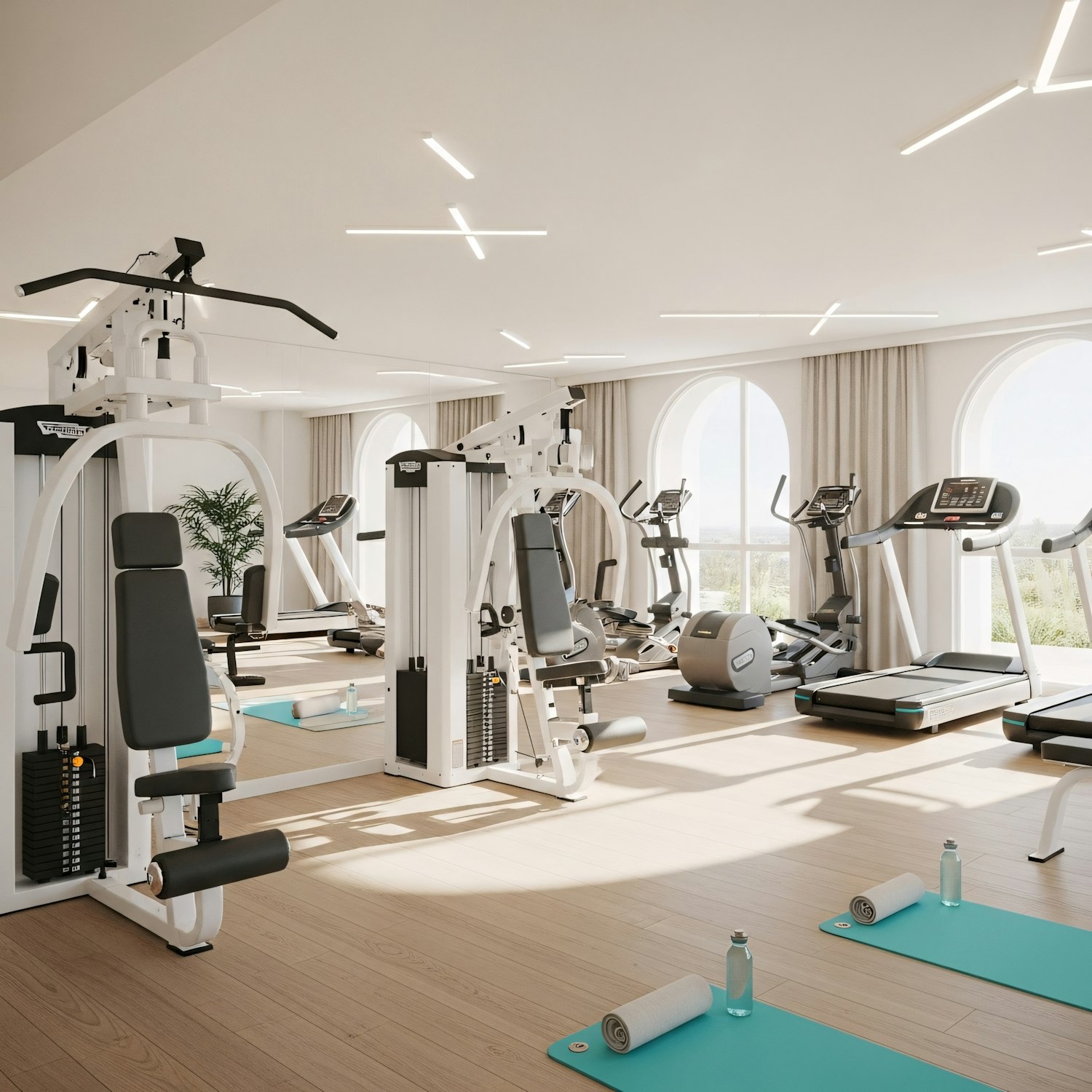 On-site fitness center